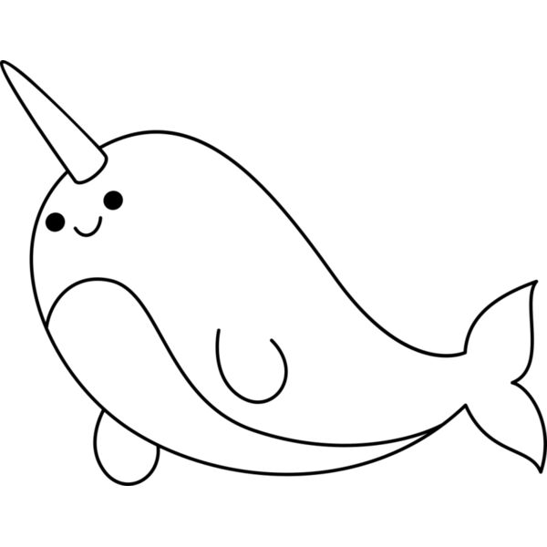 Narwhal   Clipart 2 Miniaturansicht