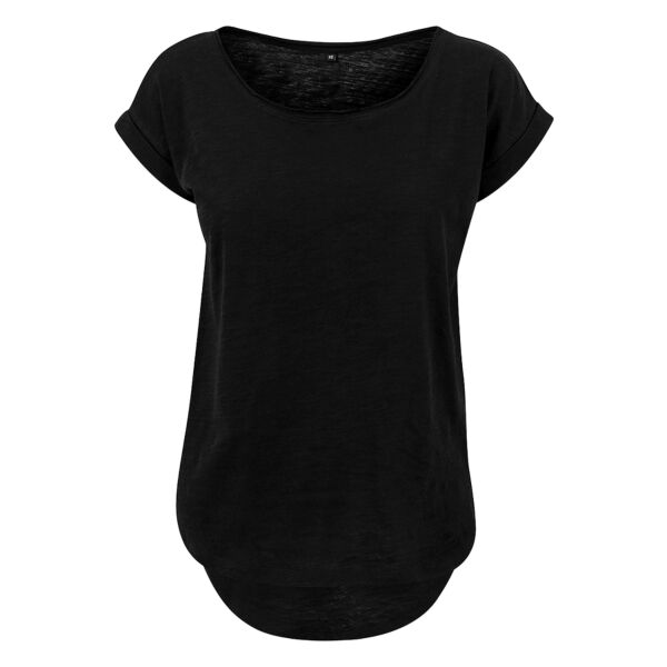 Ladies Long Slub Tee T-Shirt | Build Your Brand Miniaturansicht
