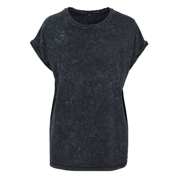 Ladies Acid Washed Extended Shoulder Tee T-Shirt | Build Your Brand Miniaturansicht
