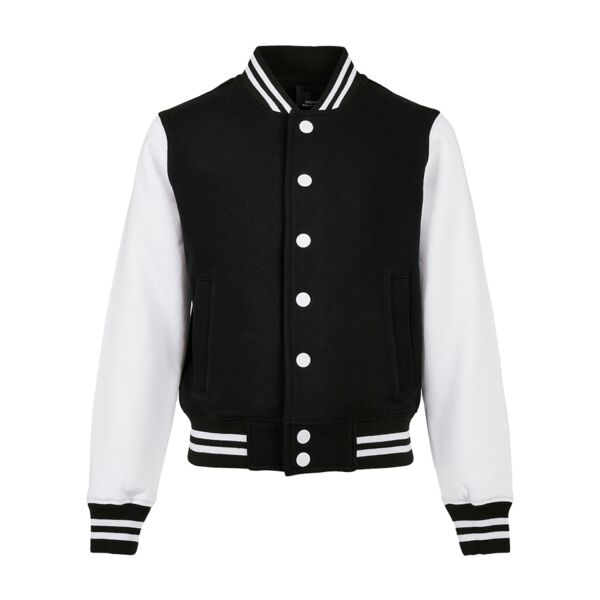 Kids´ Organic Sweatshirt College Jacket Kinder Sweatjacke | Build Your Brand Miniaturansicht