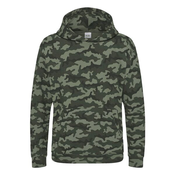 Kids Camo Hoodie Kapuzenpullover | Just Hoods Miniaturansicht