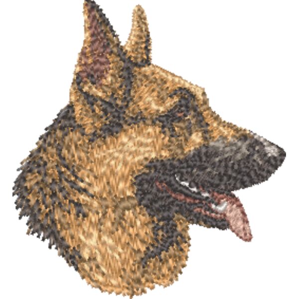 Deutscher Schäferhund Kopf 5 Miniaturansicht