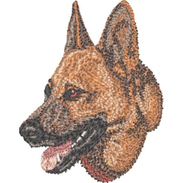 Deutscher Schäferhund Kopf 2 Miniaturansicht