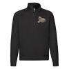 Premium Zip Neck Raglan Sweatshirt | Fruit of the Loom Miniaturansicht