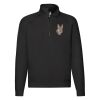 Premium Zip Neck Raglan Sweatshirt | Fruit of the Loom Miniaturansicht