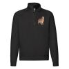 Premium Zip Neck Raglan Sweatshirt | Fruit of the Loom Miniaturansicht